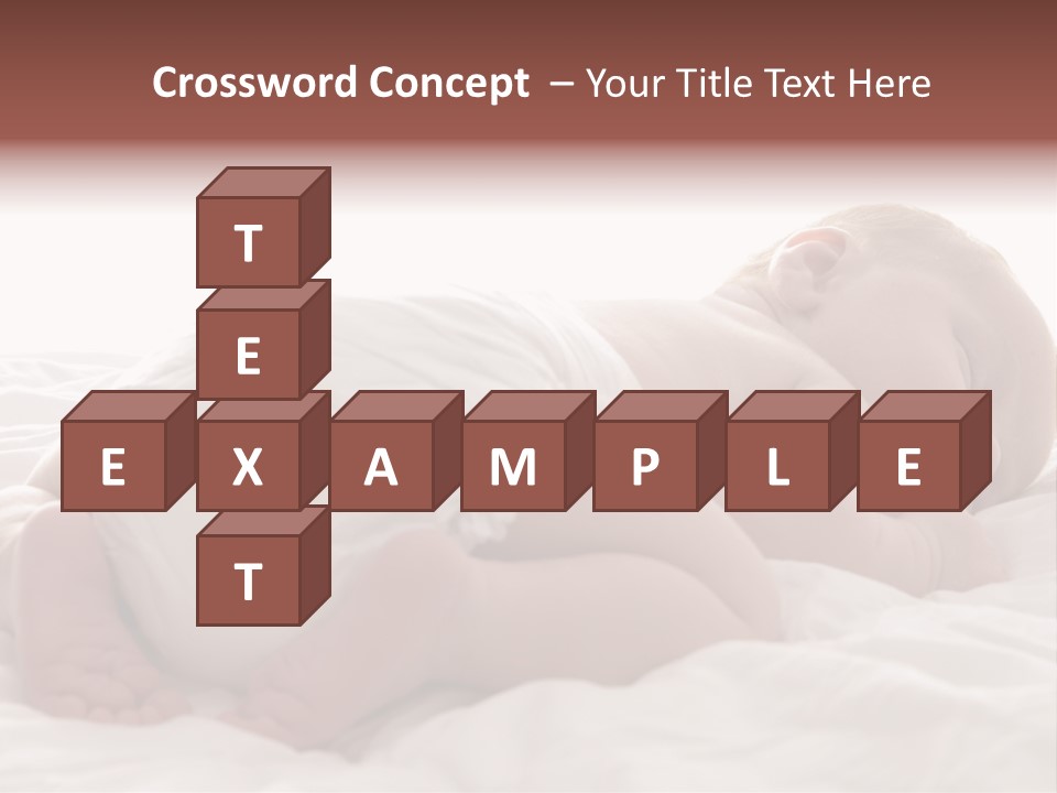 Diaper Portrait Youth PowerPoint Template