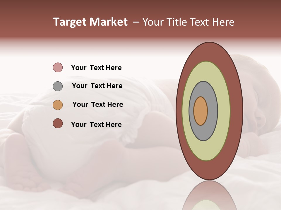 Diaper Portrait Youth PowerPoint Template