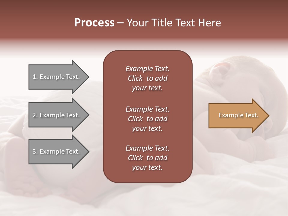 Diaper Portrait Youth PowerPoint Template