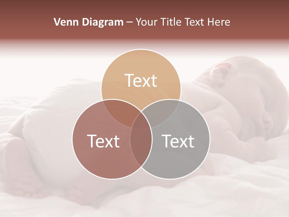 Diaper Portrait Youth PowerPoint Template