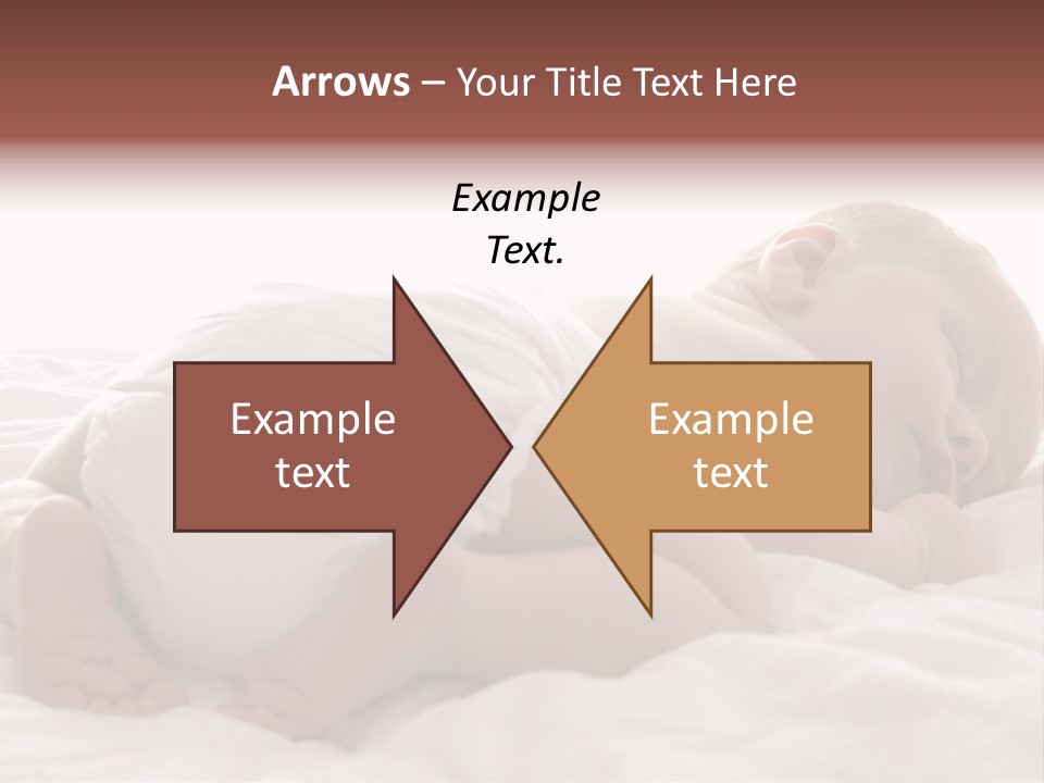 Diaper Portrait Youth PowerPoint Template