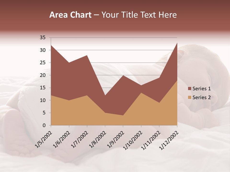 Diaper Portrait Youth PowerPoint Template