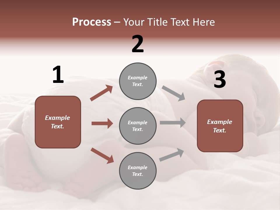 Diaper Portrait Youth PowerPoint Template