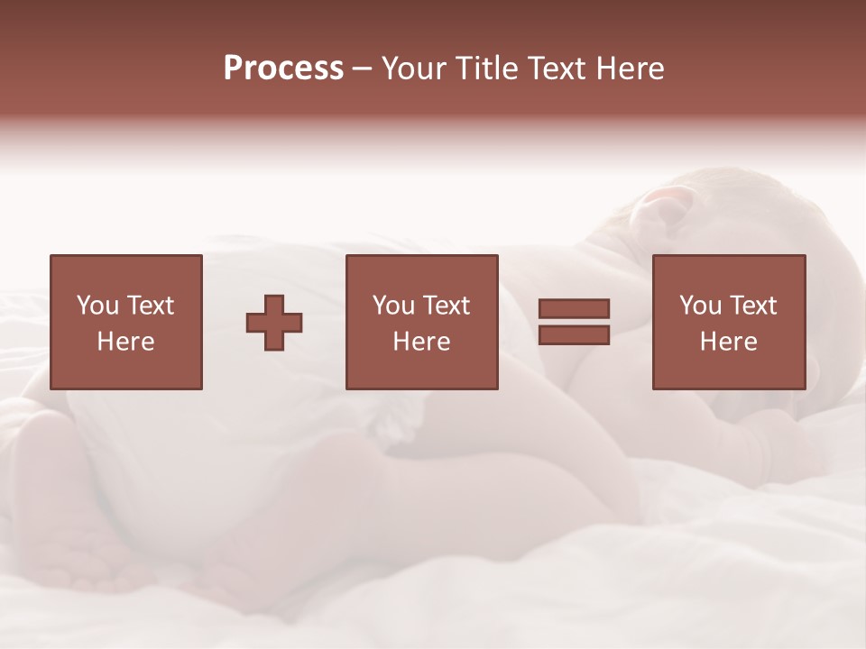 Diaper Portrait Youth PowerPoint Template