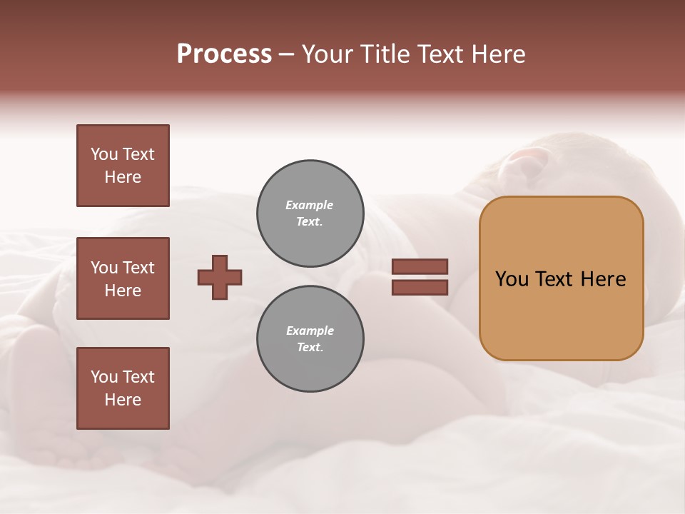 Diaper Portrait Youth PowerPoint Template