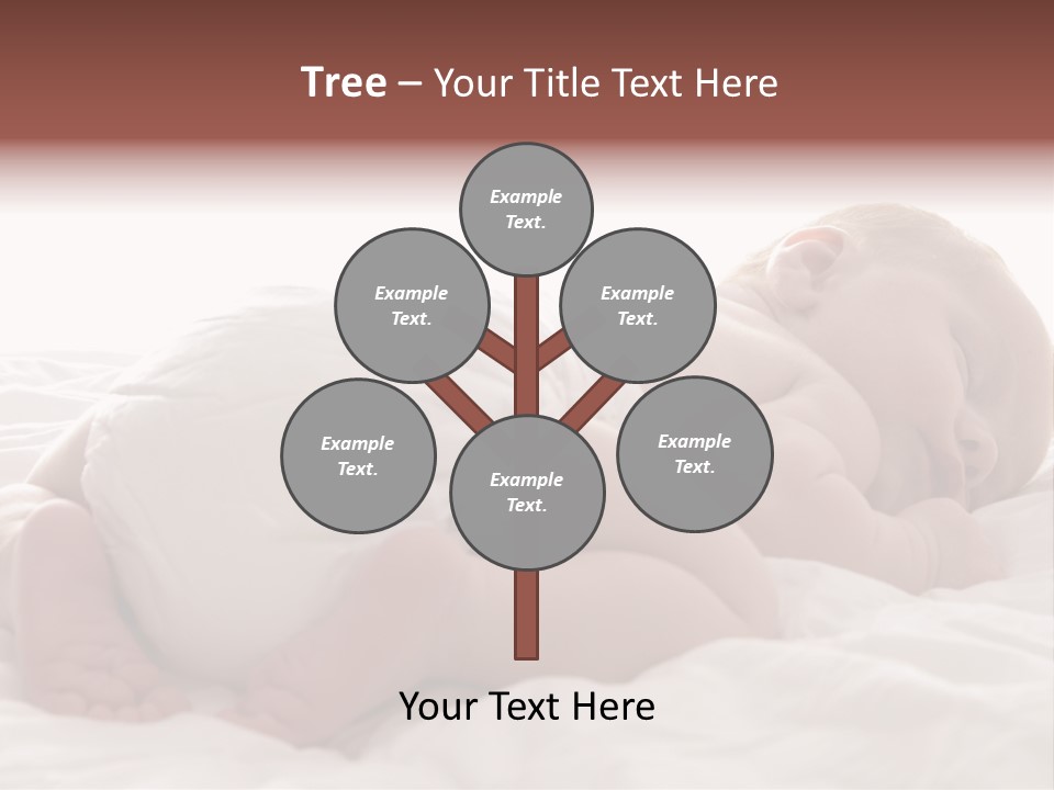 Diaper Portrait Youth PowerPoint Template