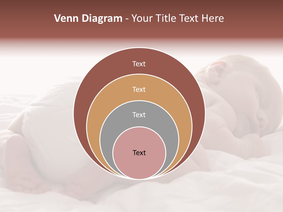 Diaper Portrait Youth PowerPoint Template