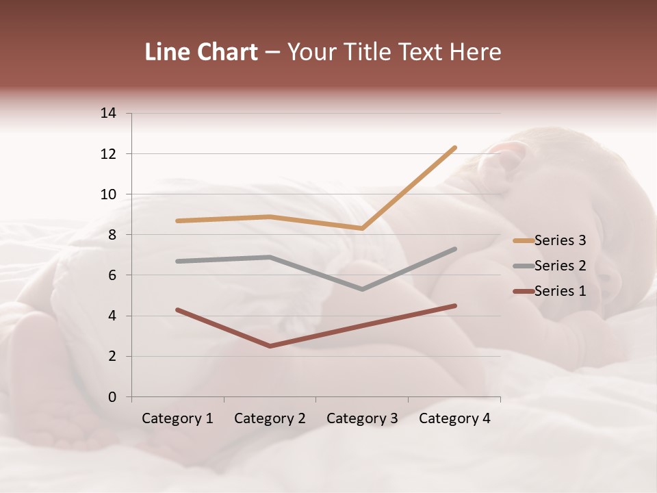 Diaper Portrait Youth PowerPoint Template