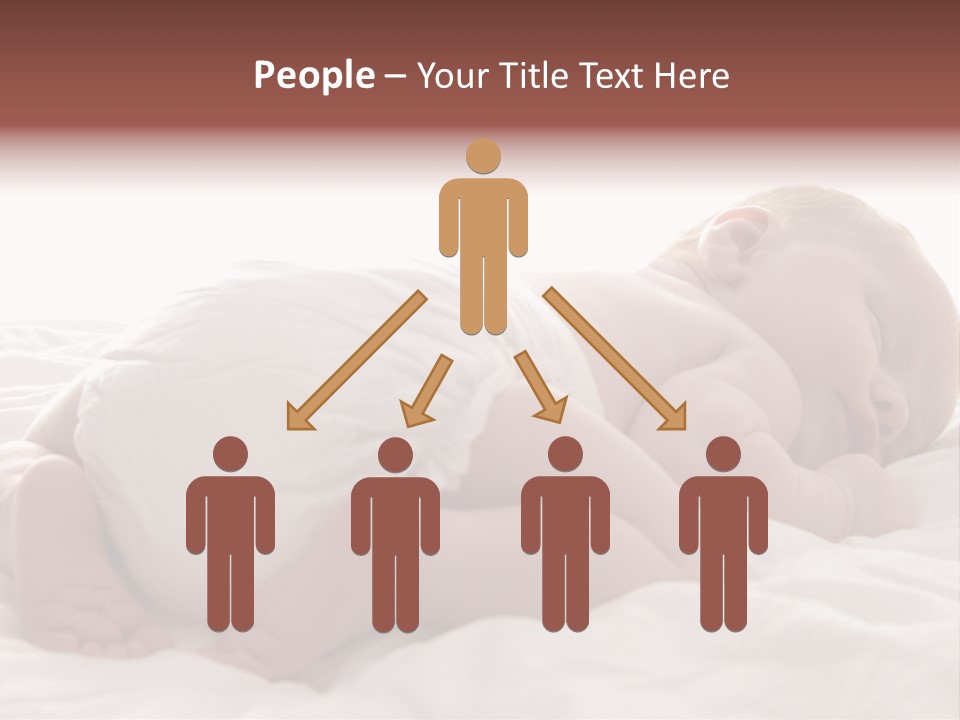 Diaper Portrait Youth PowerPoint Template