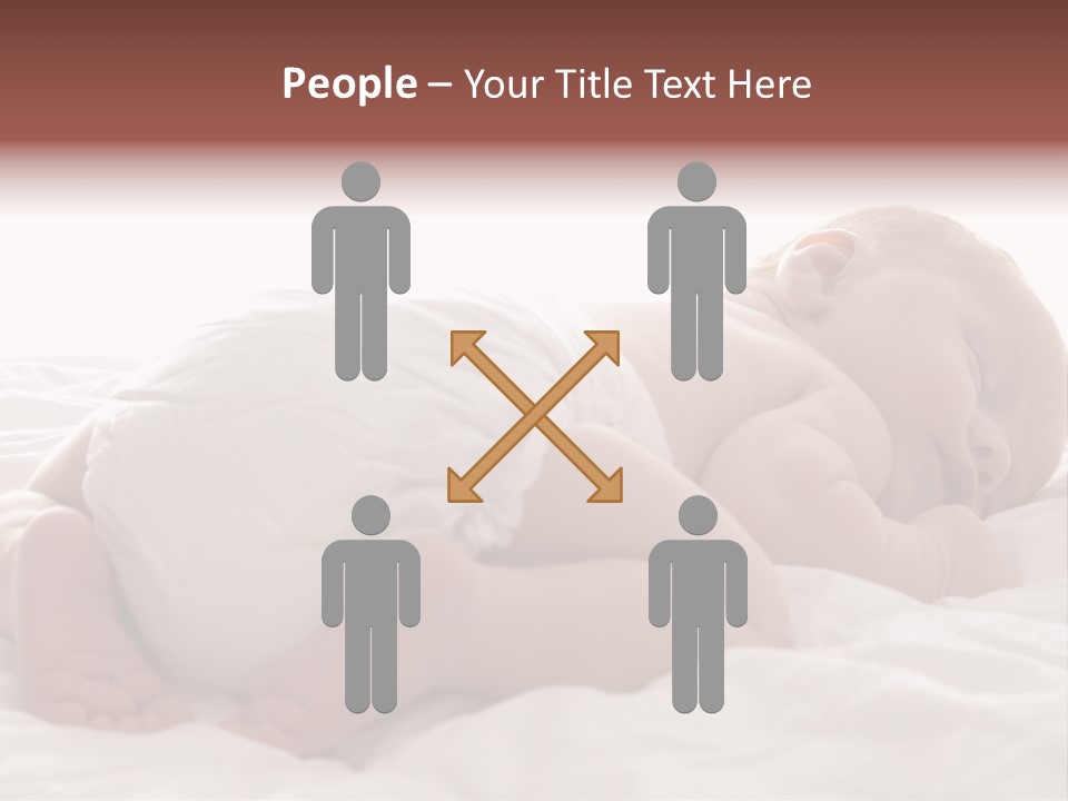 Diaper Portrait Youth PowerPoint Template