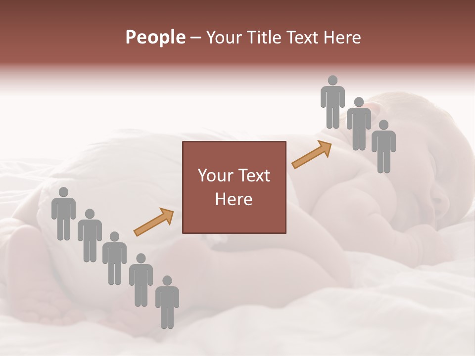 Diaper Portrait Youth PowerPoint Template