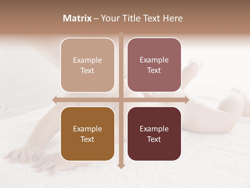 Young Baby Massage PowerPoint Template