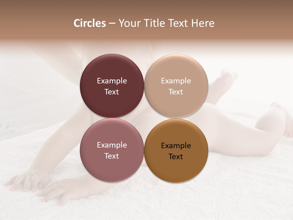 Young Baby Massage PowerPoint Template