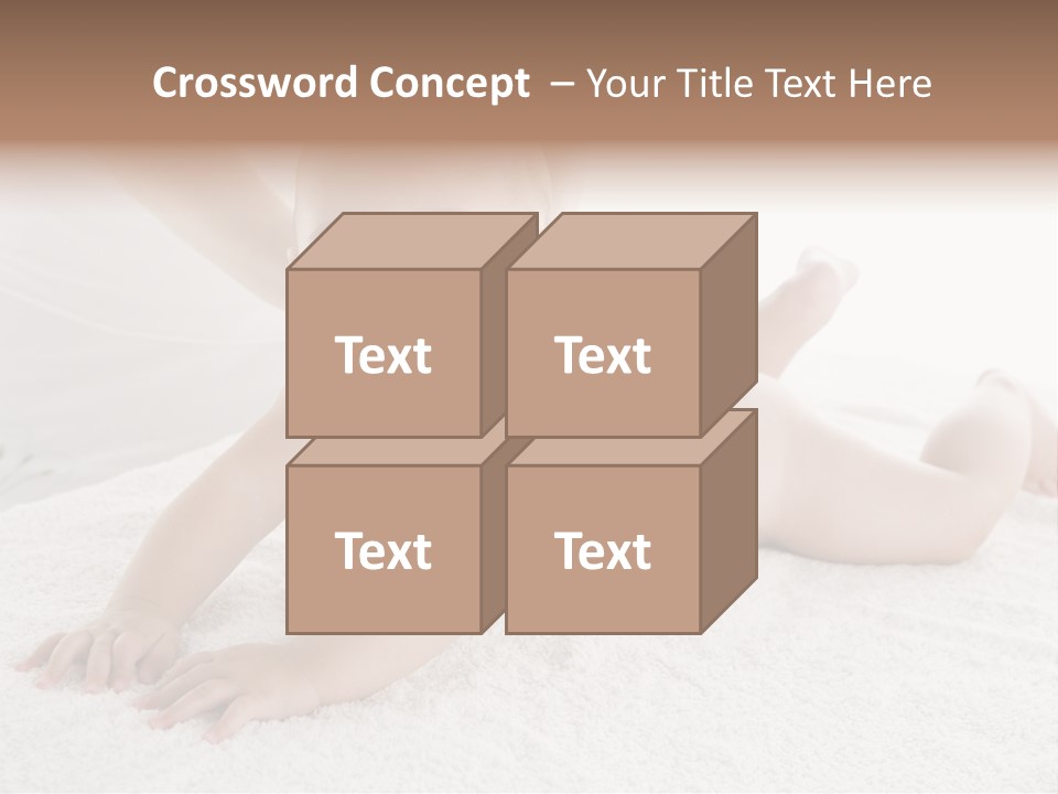 Young Baby Massage PowerPoint Template