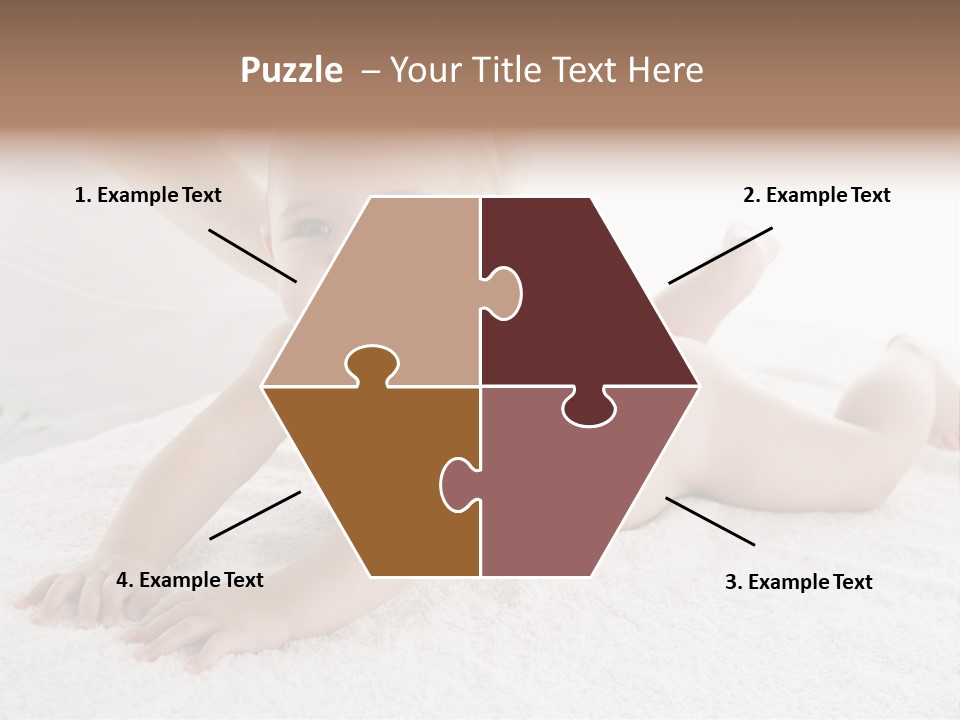 Young Baby Massage PowerPoint Template