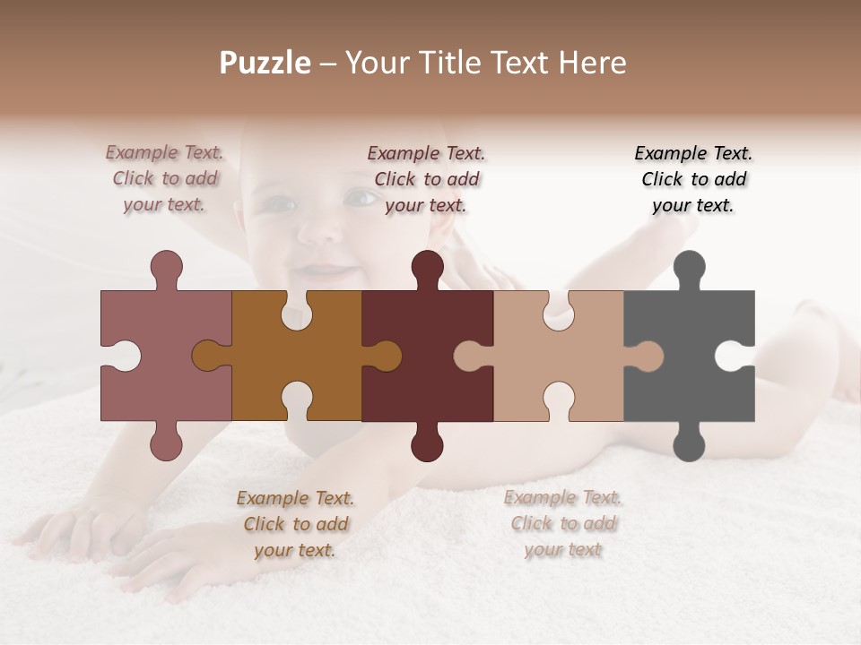 Young Baby Massage PowerPoint Template