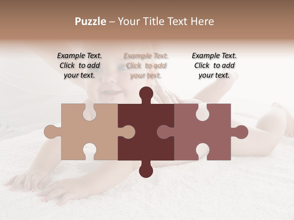 Young Baby Massage PowerPoint Template