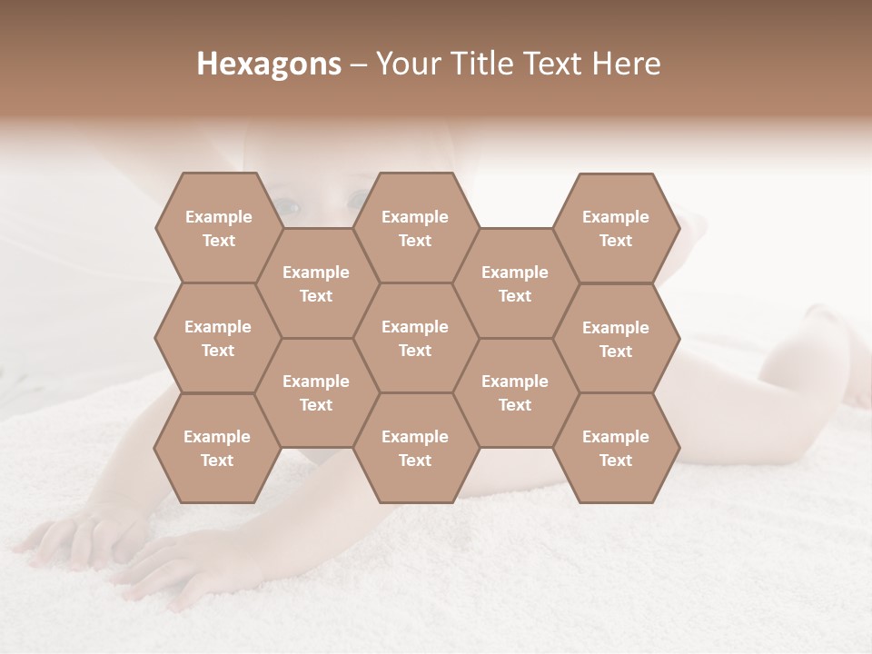 Young Baby Massage PowerPoint Template