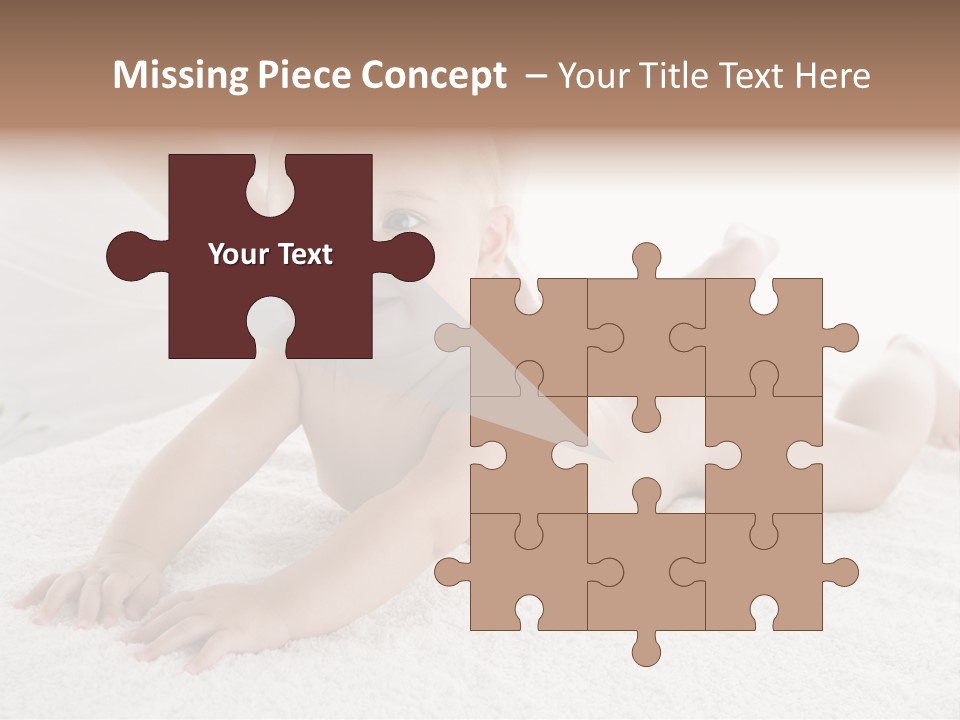 Young Baby Massage PowerPoint Template