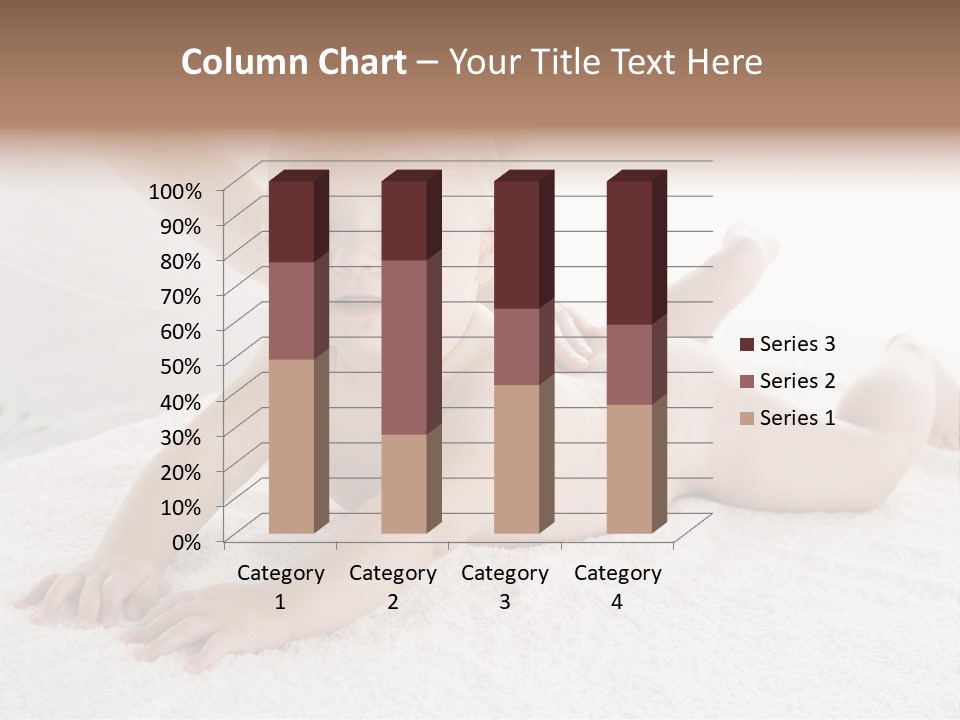 Young Baby Massage PowerPoint Template