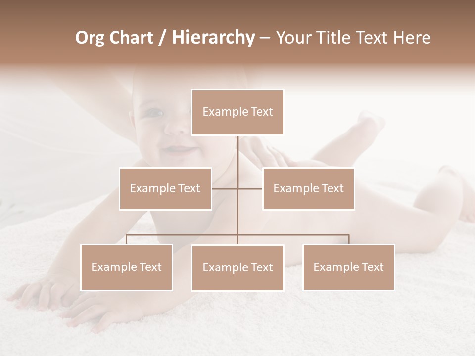 Young Baby Massage PowerPoint Template