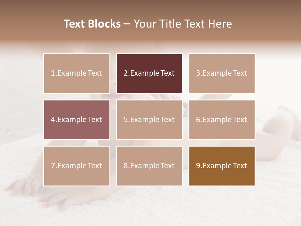 Young Baby Massage PowerPoint Template