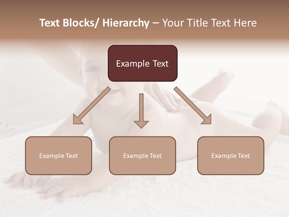 Young Baby Massage PowerPoint Template