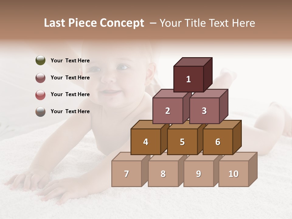 Young Baby Massage PowerPoint Template