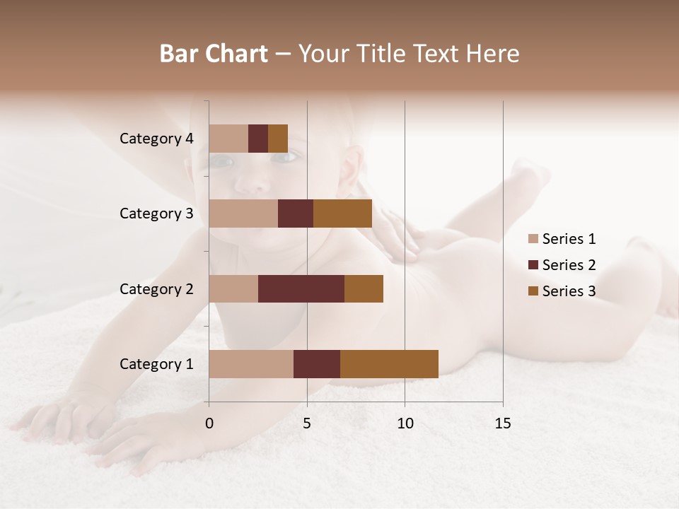 Young Baby Massage PowerPoint Template