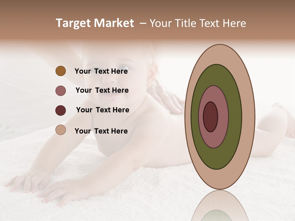 Young Baby Massage PowerPoint Template