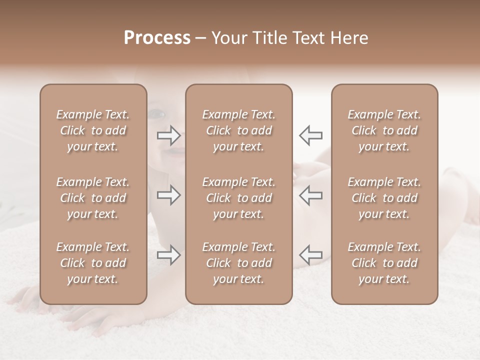 Young Baby Massage PowerPoint Template