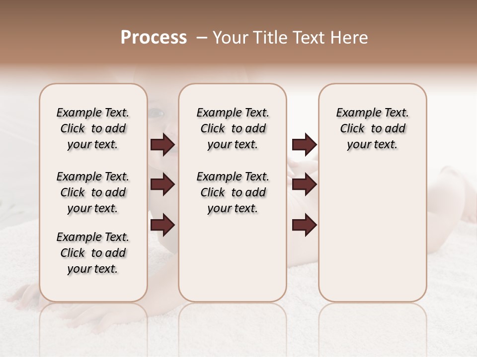 Young Baby Massage PowerPoint Template