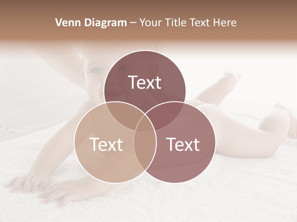 Young Baby Massage PowerPoint Template