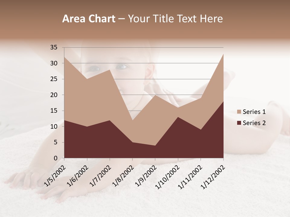 Young Baby Massage PowerPoint Template