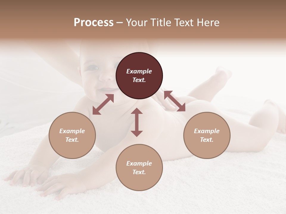 Young Baby Massage PowerPoint Template