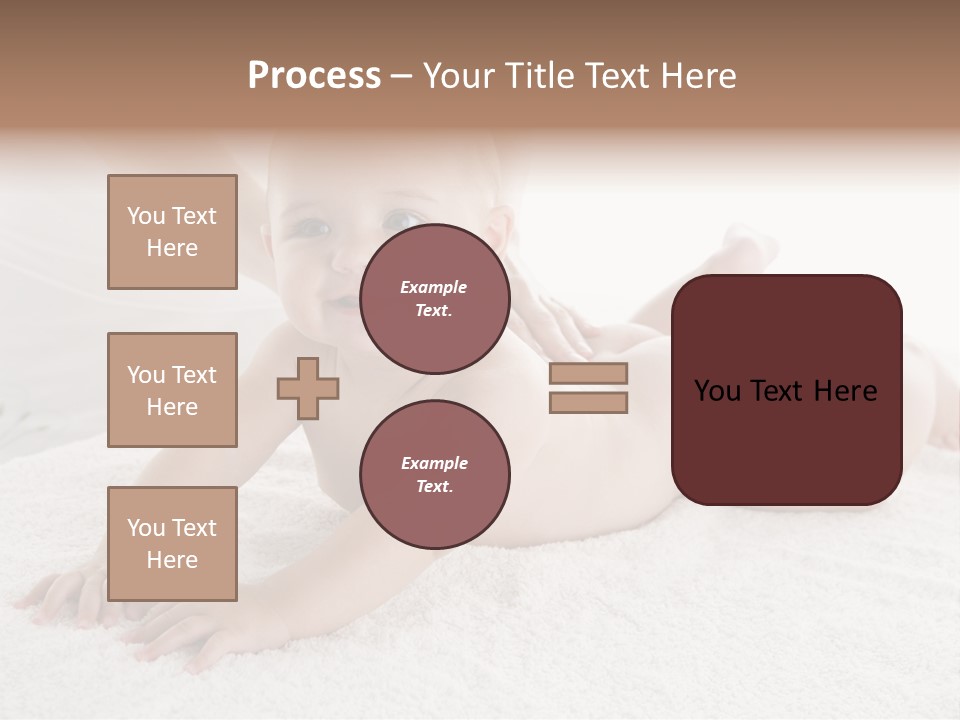 Young Baby Massage PowerPoint Template