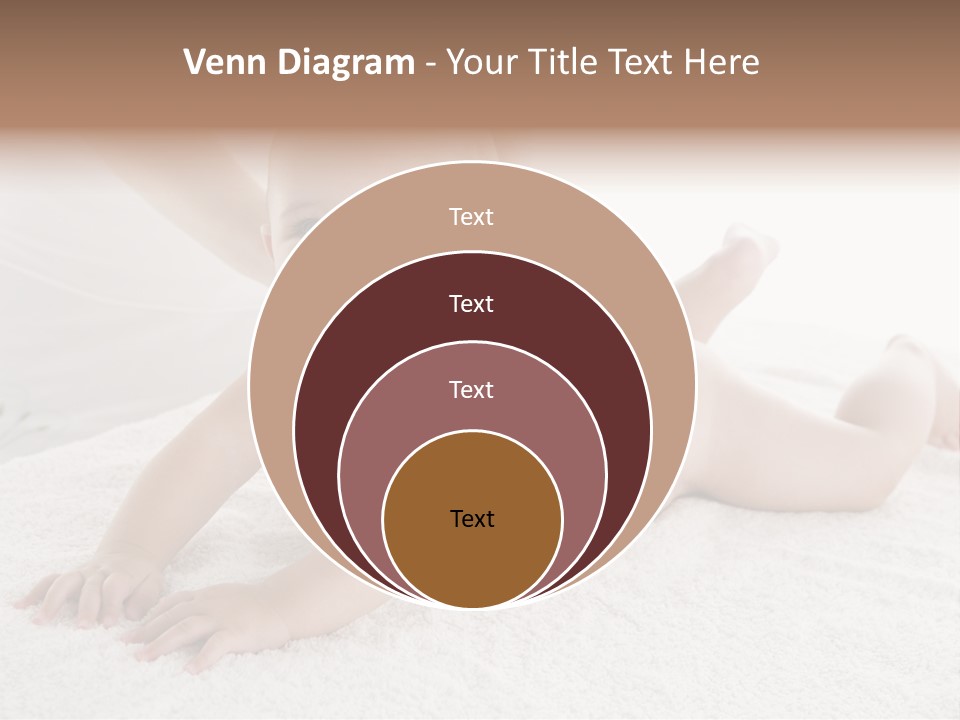 Young Baby Massage PowerPoint Template