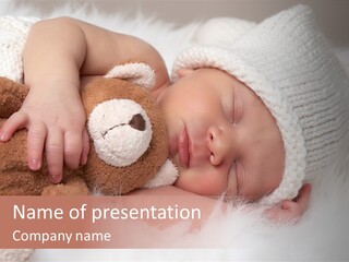Sleep Asleep Infant PowerPoint Template