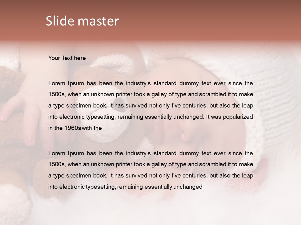 Sleep Asleep Infant PowerPoint Template