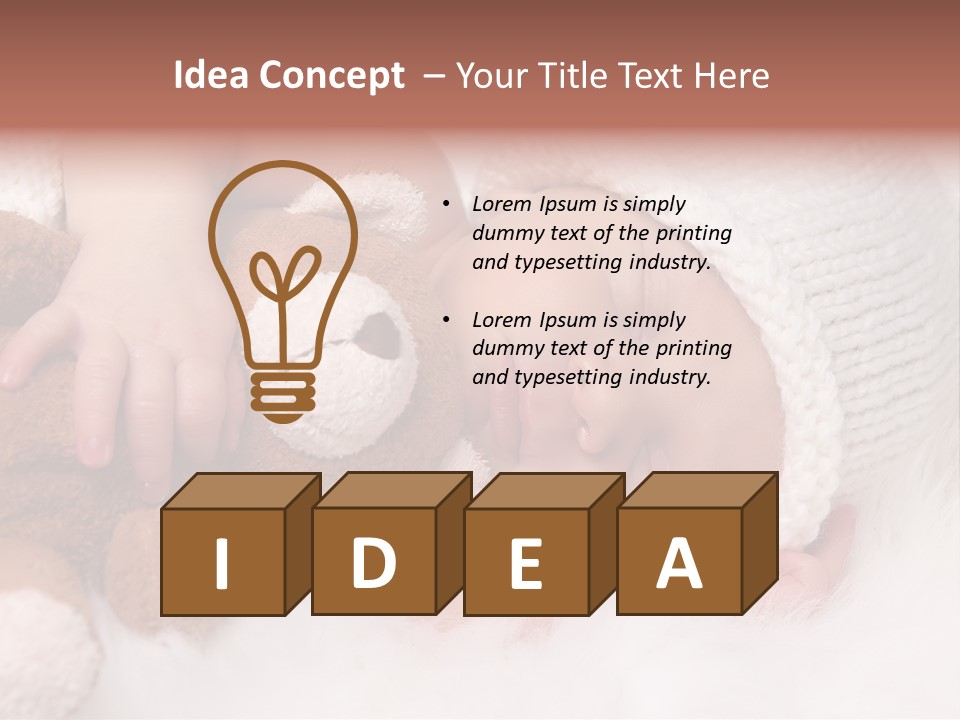 Sleep Asleep Infant PowerPoint Template