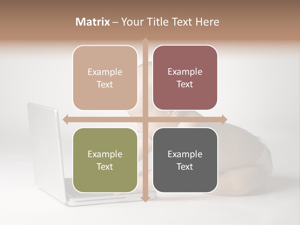 Curious Cute Boy PowerPoint Template