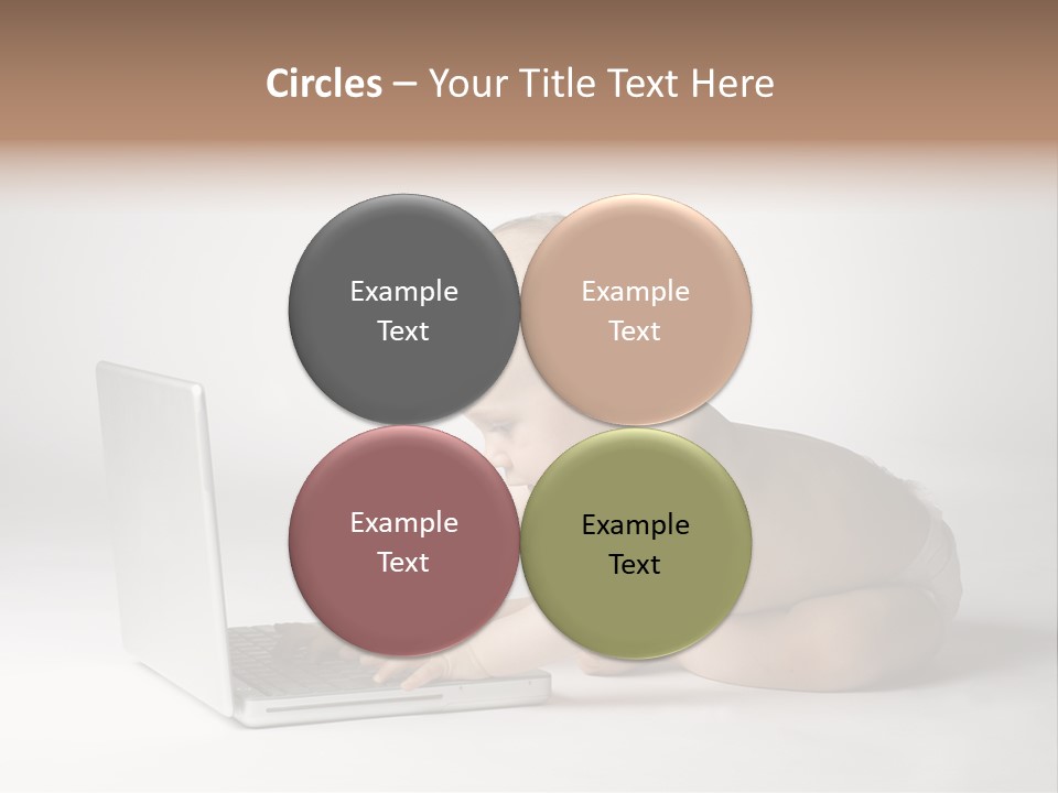 Curious Cute Boy PowerPoint Template