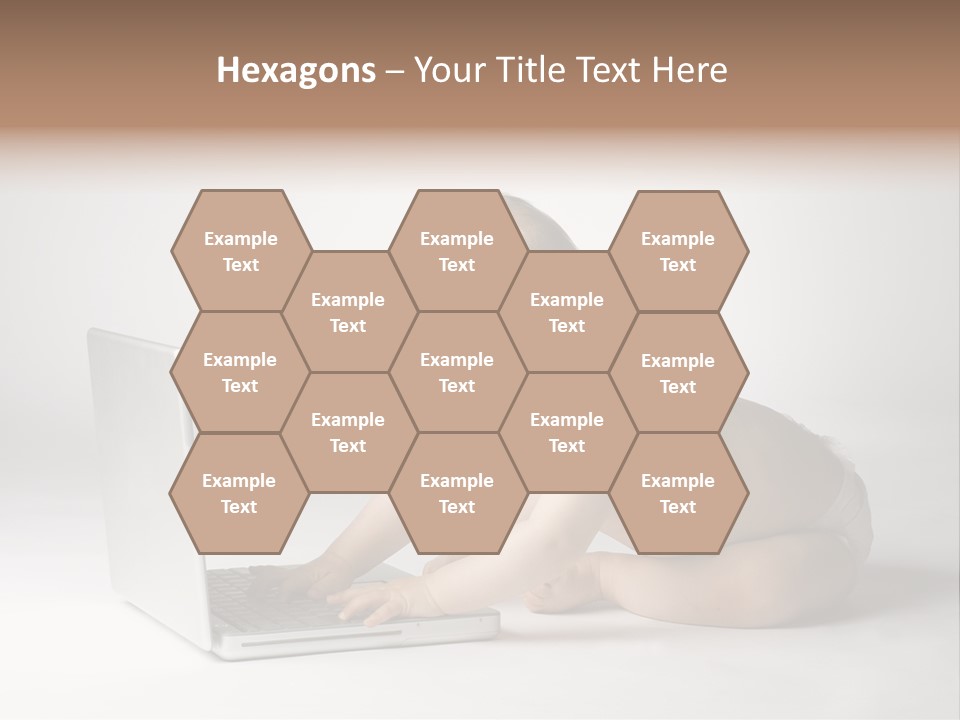 Curious Cute Boy PowerPoint Template