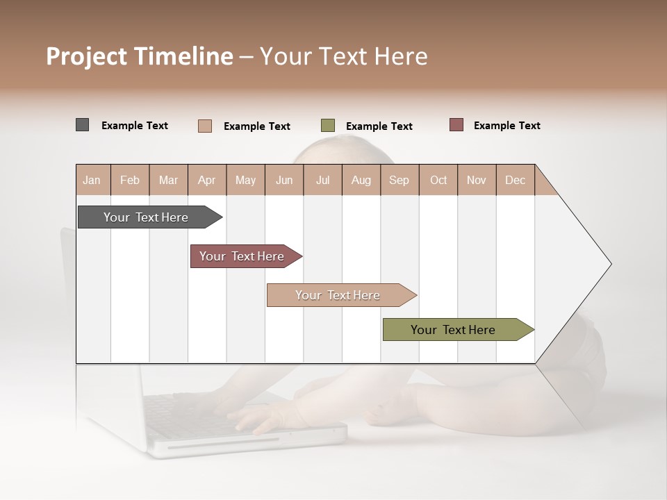 Curious Cute Boy PowerPoint Template