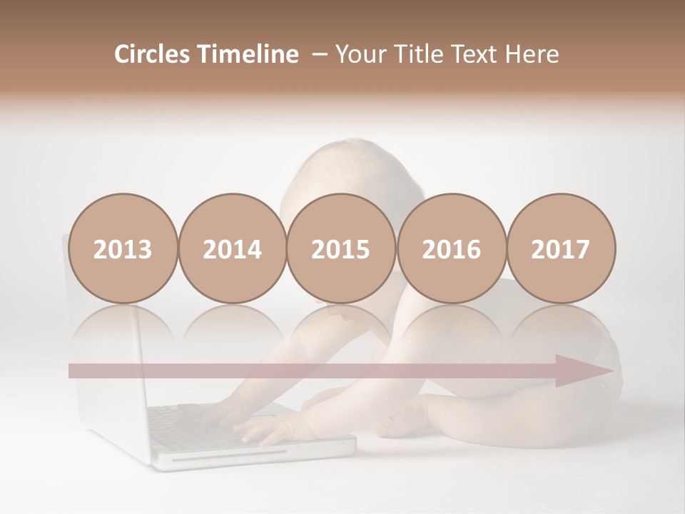 Curious Cute Boy PowerPoint Template