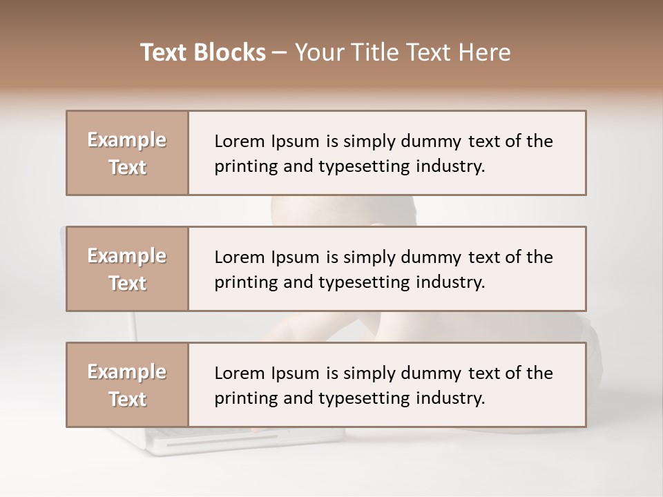 Curious Cute Boy PowerPoint Template
