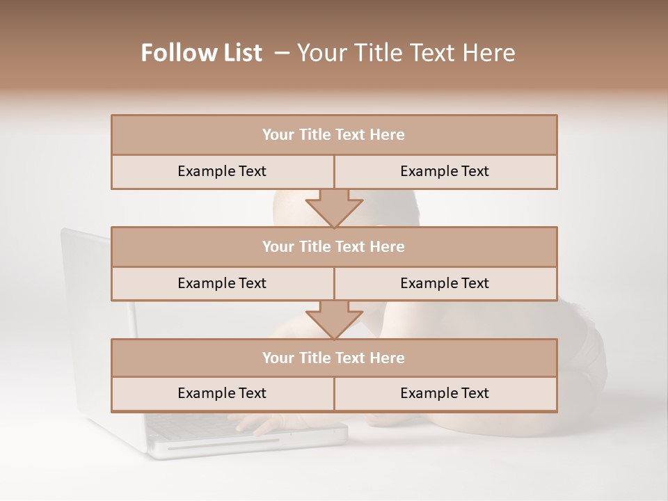 Curious Cute Boy PowerPoint Template