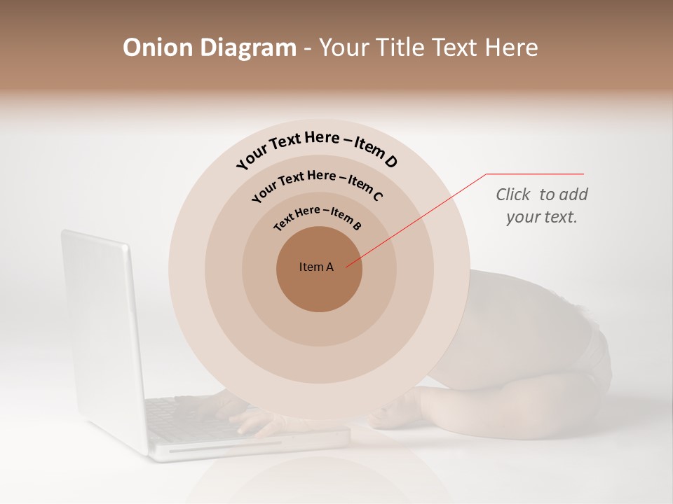 Curious Cute Boy PowerPoint Template