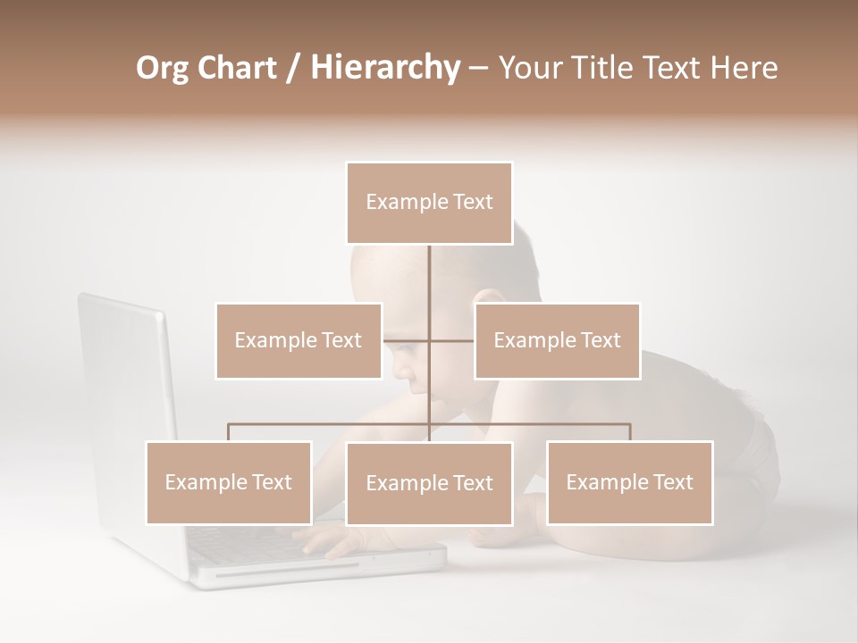 Curious Cute Boy PowerPoint Template