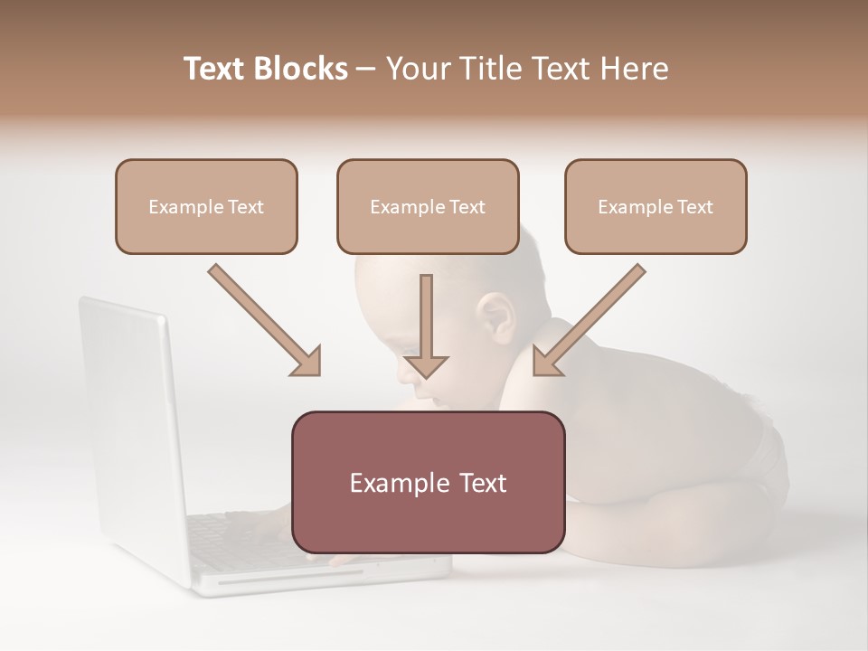 Curious Cute Boy PowerPoint Template